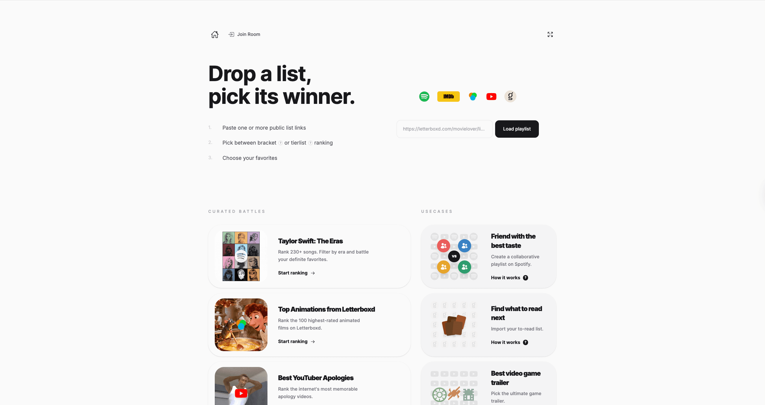 List Ranker screenshot 1