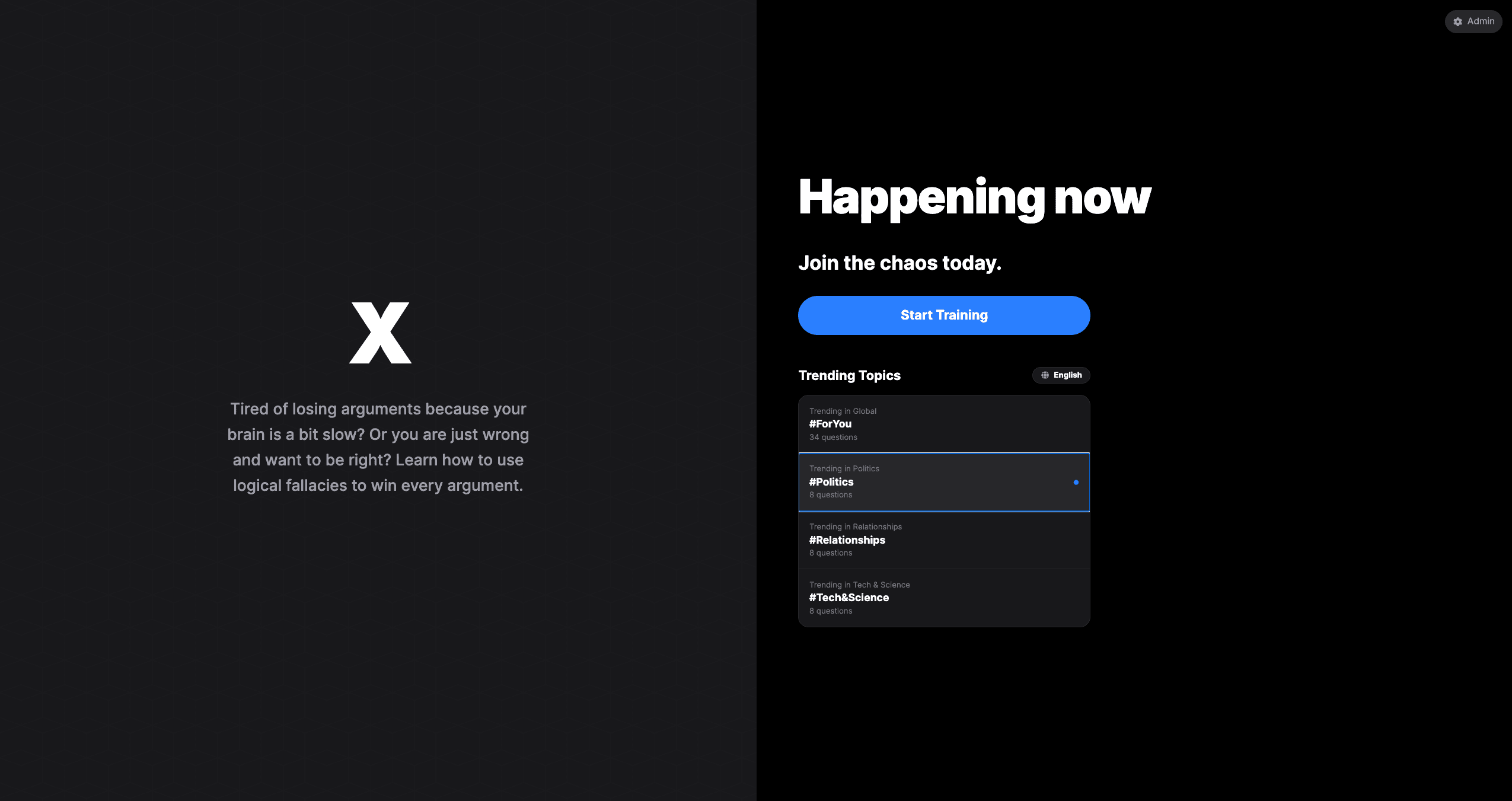 Logical Fallacy Training screenshot 1