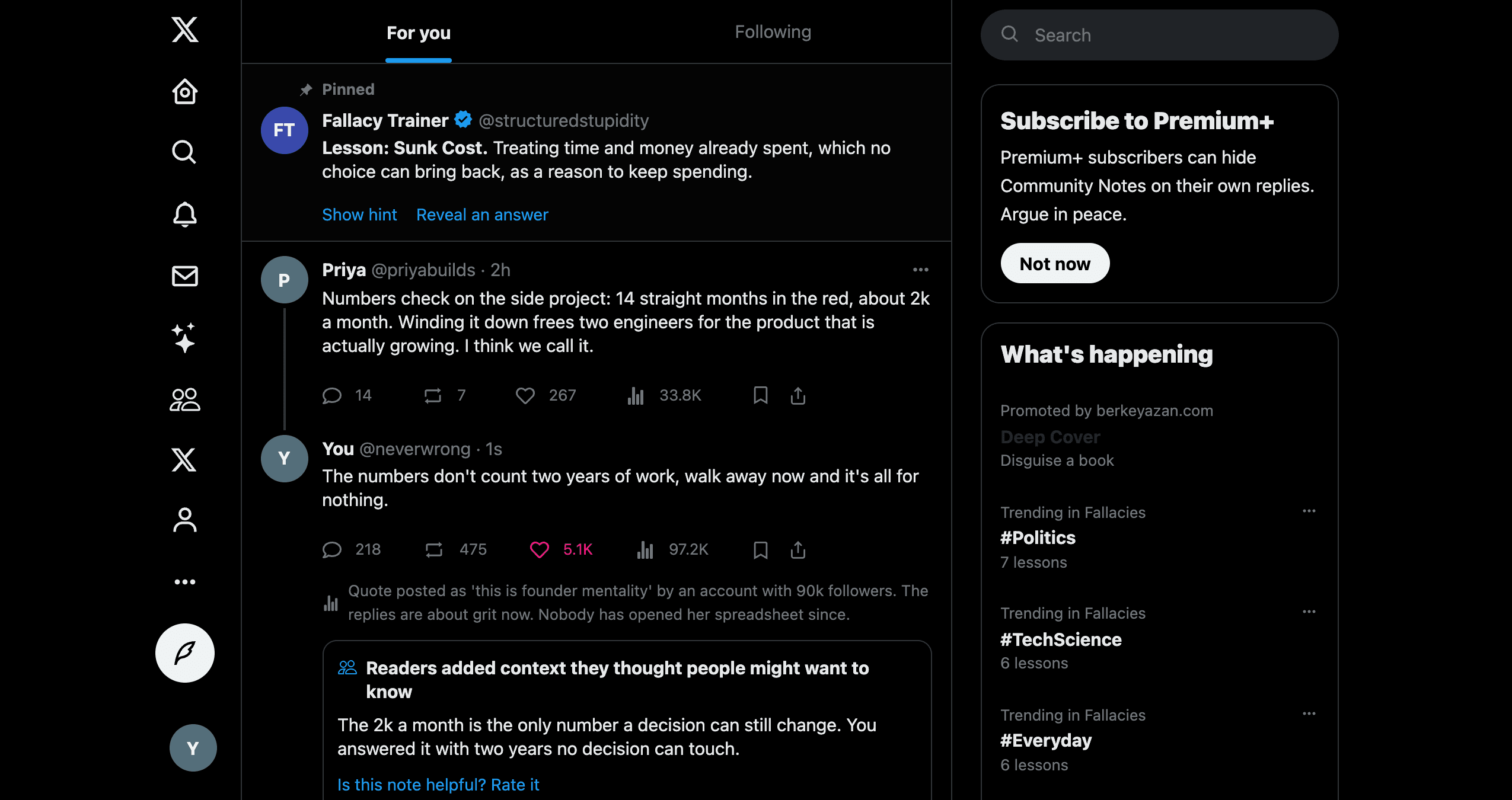 Logical Fallacy Training screenshot 3