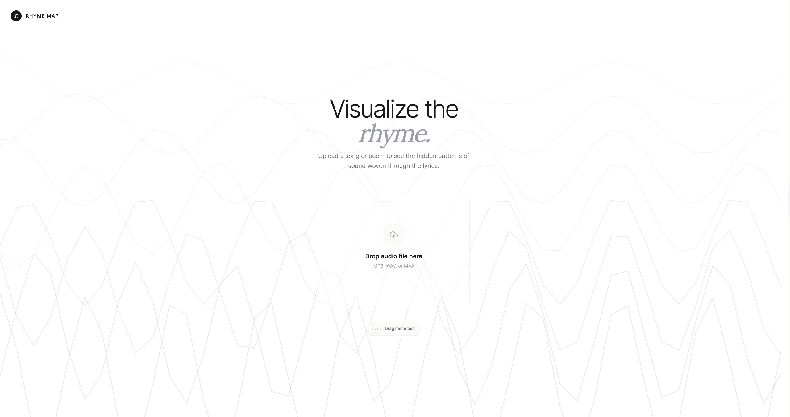 Rhyme Map screenshot 1